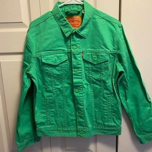 Green Levi Denim jacket